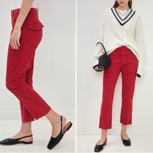 AMO Easy Army Trouser Cherry 23 New With Tag